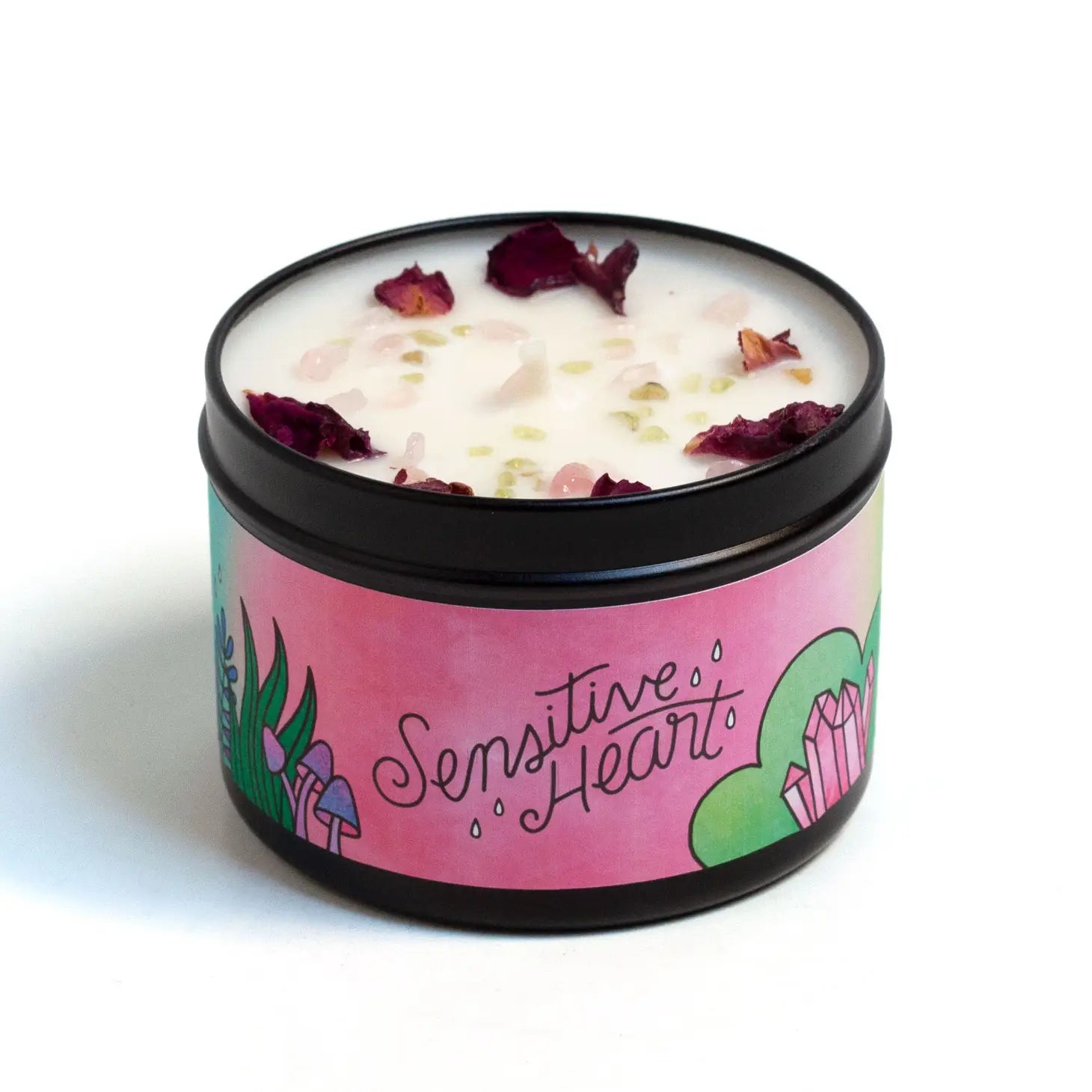 Sensitive Heart Floral & Citrus Candle Local PNW - Moon Room Shop and Wellness