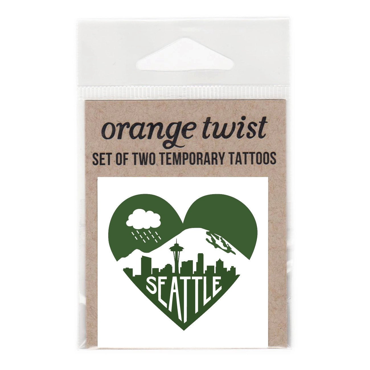 Seattle Temporary tatto by Orange Twist- Made In Seattle - Moon Room Shop and Wellness