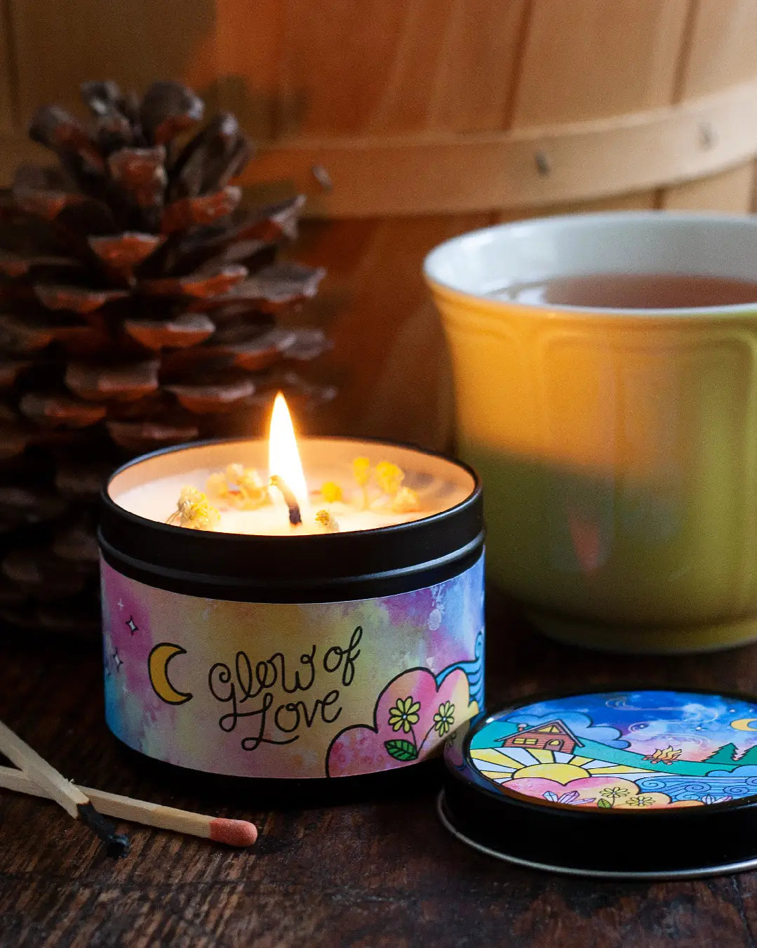 Glow of Love Magic Aromatherapy Candle - Floral & Spice - Moon Room Shop and Wellness
