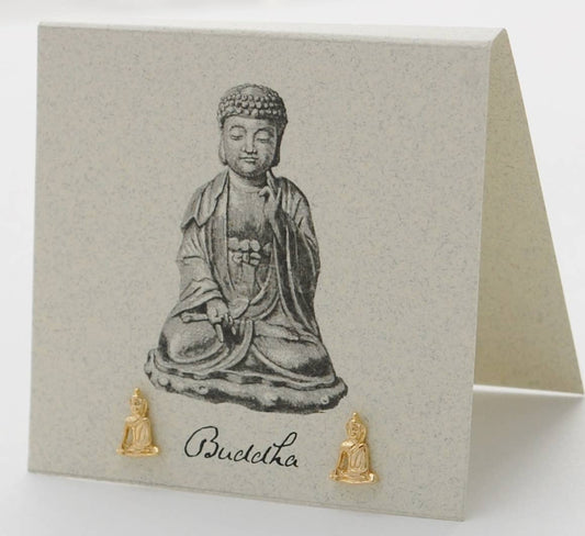 Buddha Stud Earrings - Moon Room Shop and Wellness