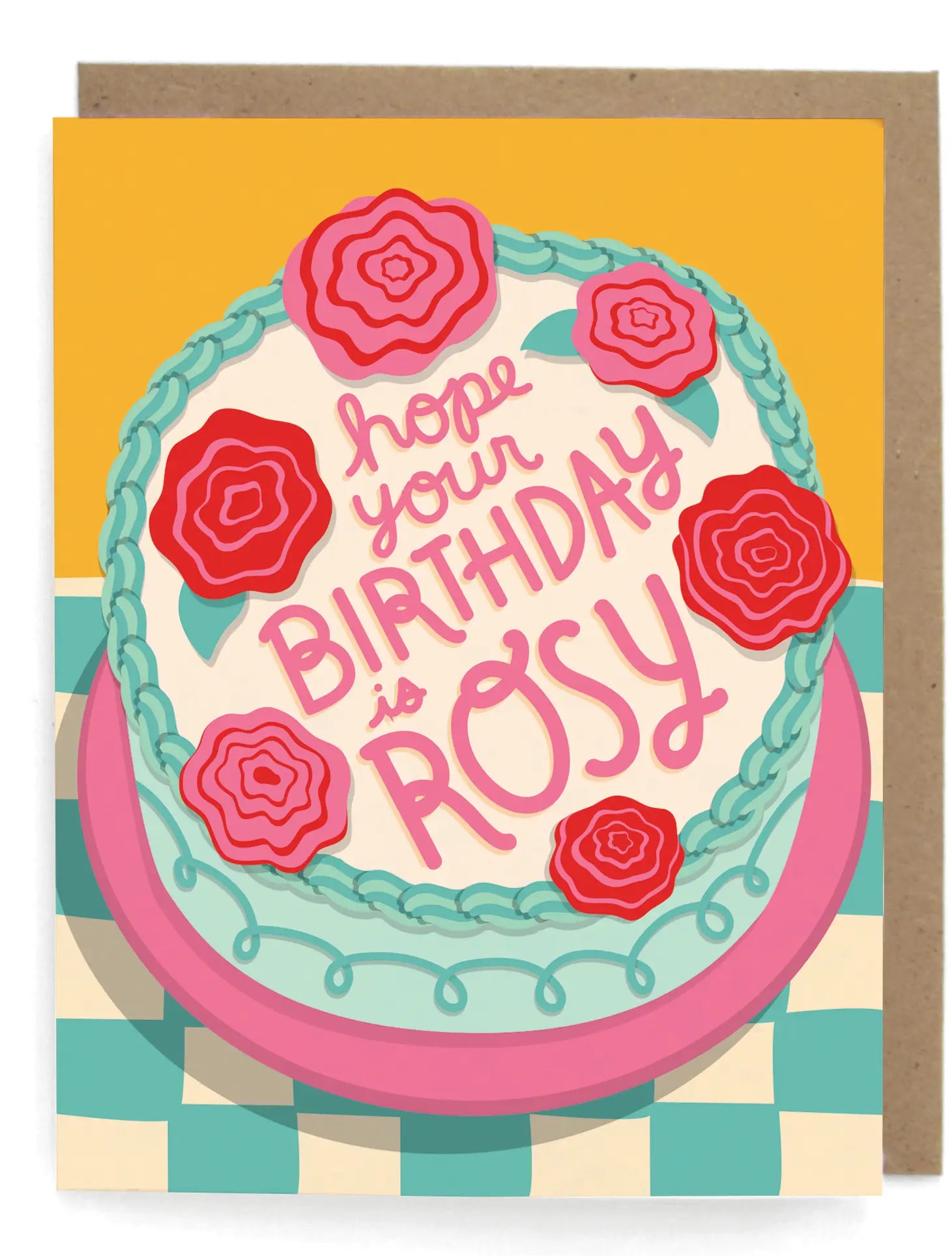 Rosy Birthday Card - Moon Room Shop and Wellness