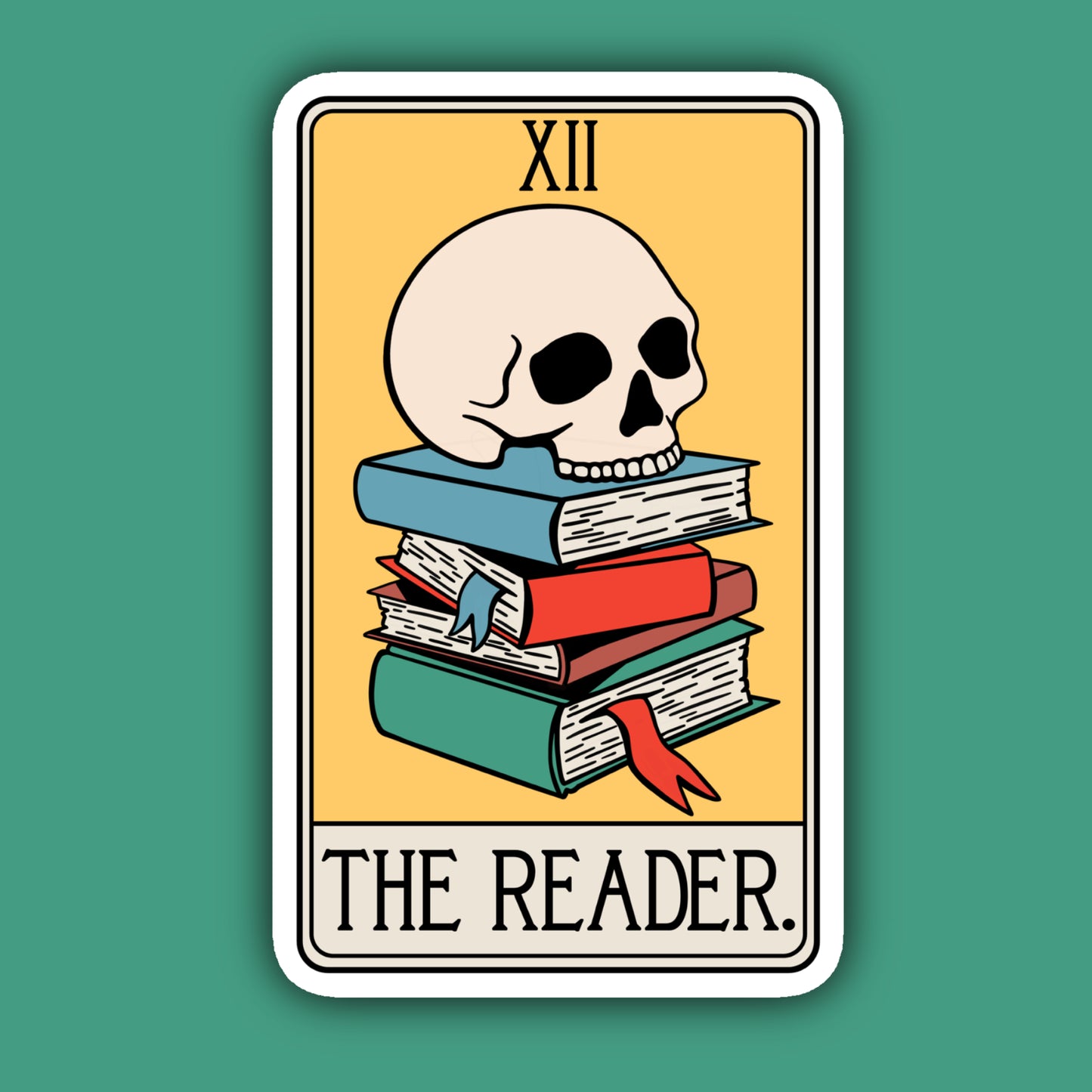 The Reader Tarot Sticker - Moon Room Shop and Wellness