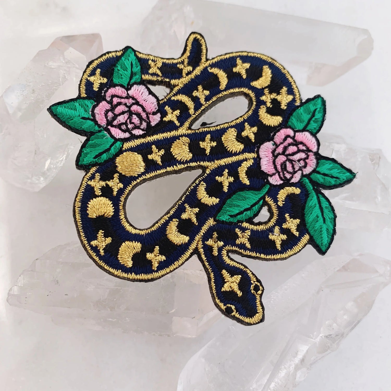 Serpent and Flowers Patch - Moon Room Shop and Wellness