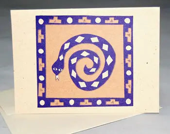 Snake Note Card - Moon Room Shop and Wellness