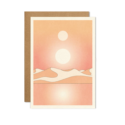 Dunes Print Card - Moon Room Shop and Wellness