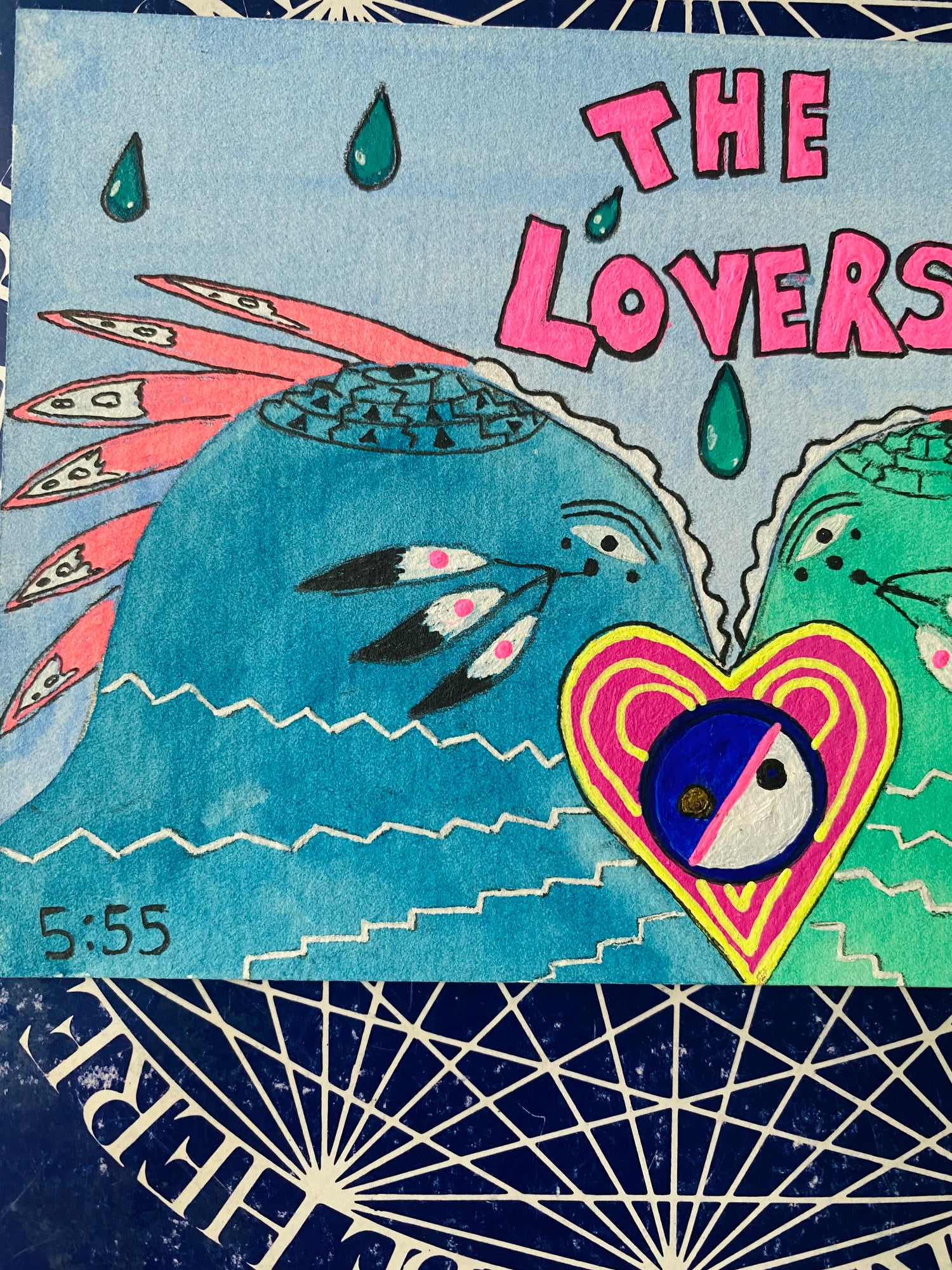 The Lovers-555 Original 4x6 - Moon Room Shop and Wellness