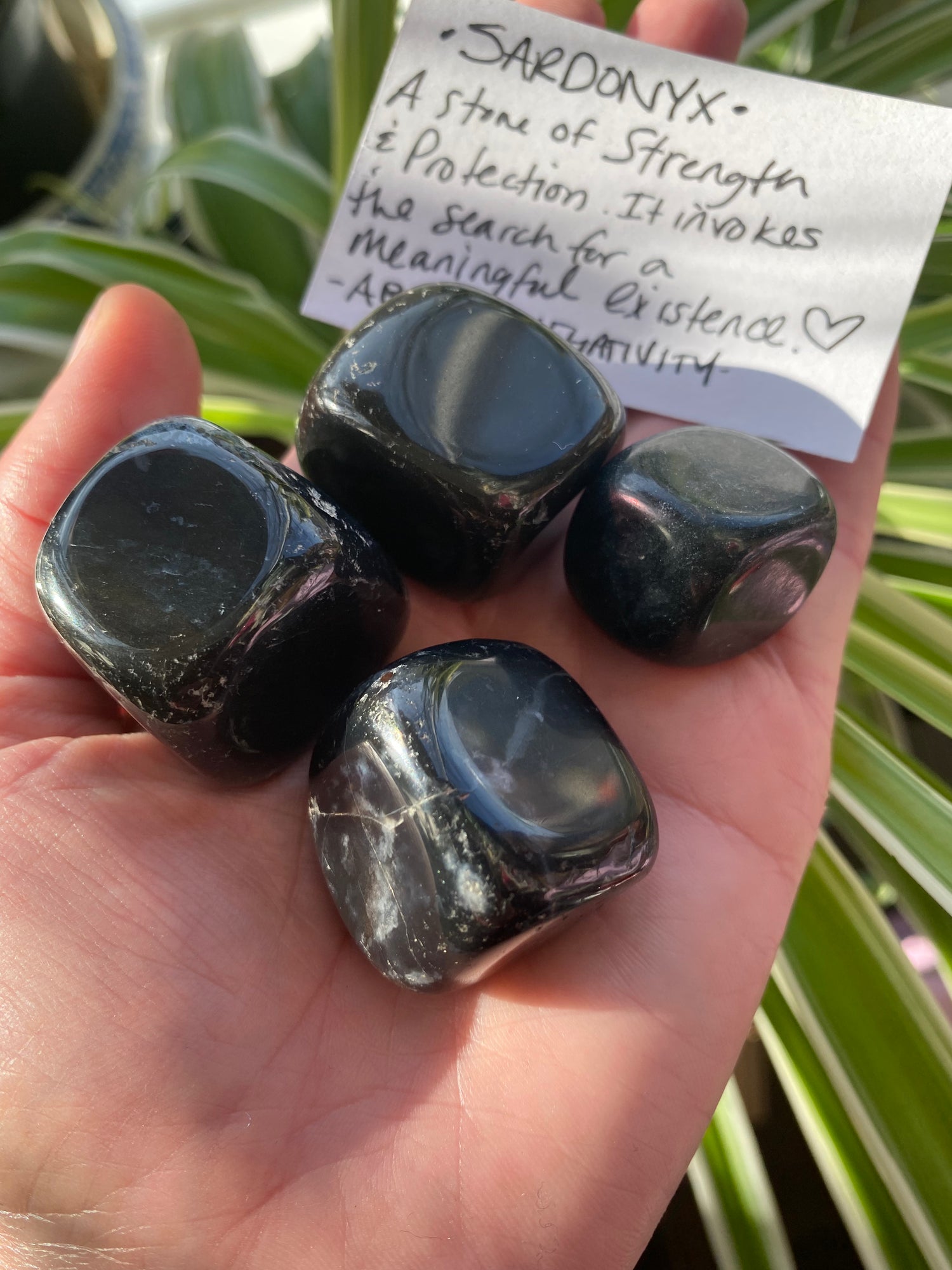 Sardonyx Tumbled - Moon Room Shop and Wellness