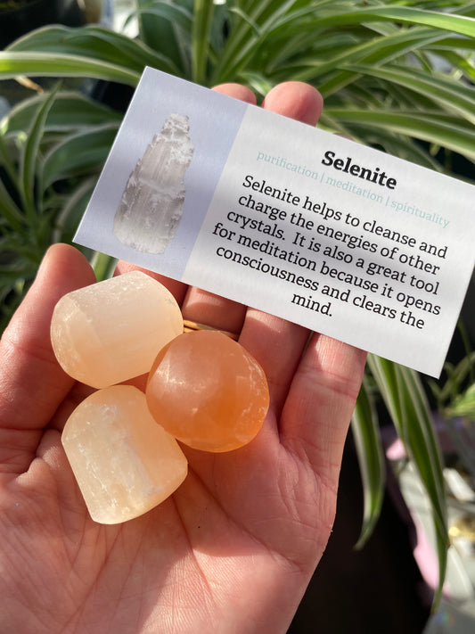 Red Selenite Tumbled - Moon Room Shop and Wellness