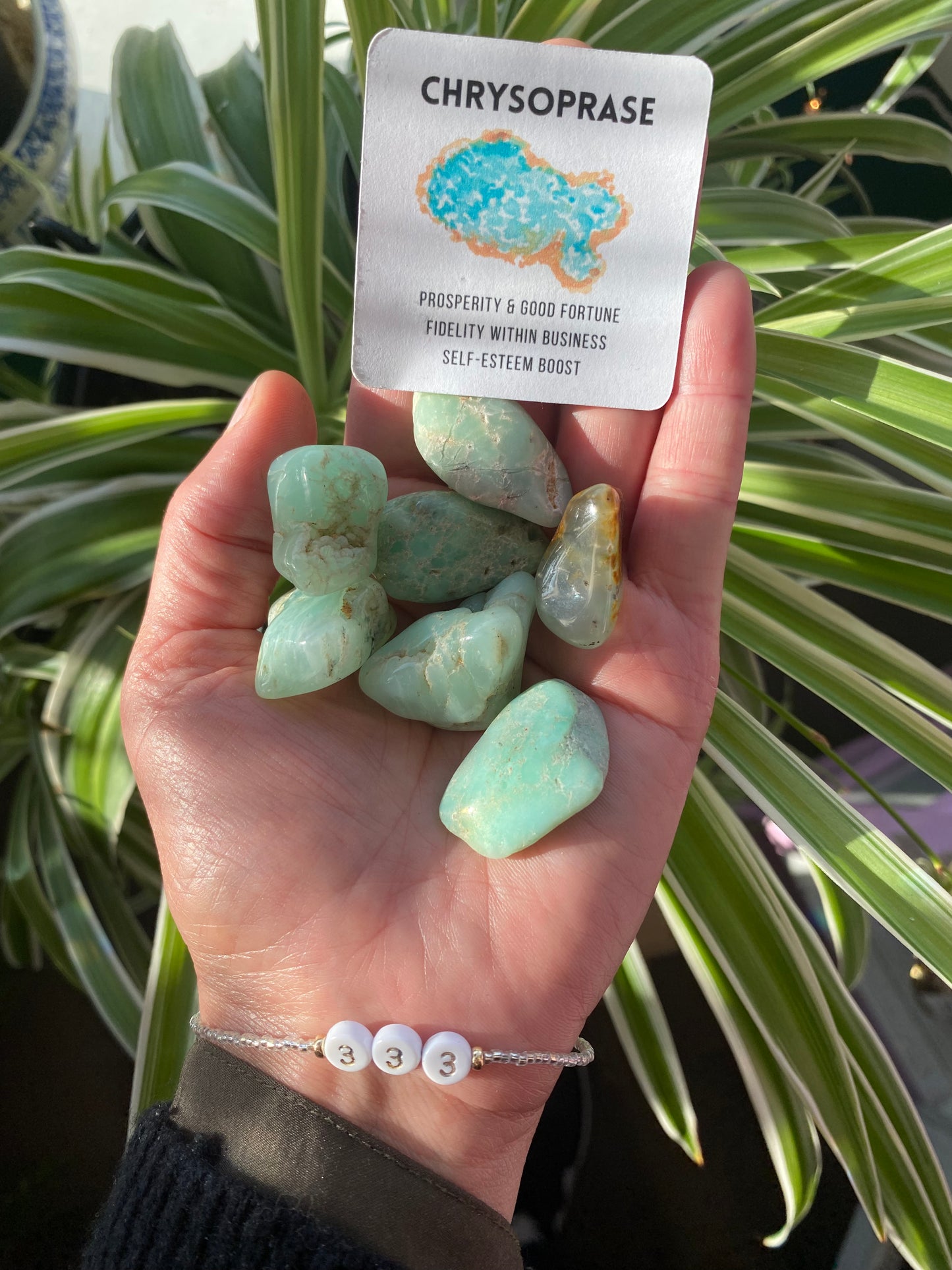 Chrysoprase Tumbled - Moon Room Shop and Wellness