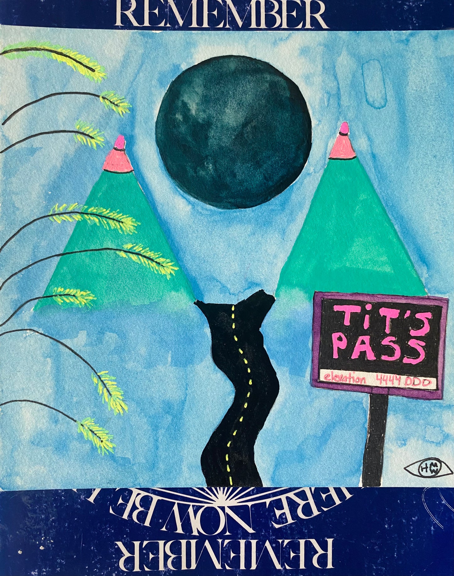 Tit’s Pass- Original 6x6 - Moon Room Shop and Wellness