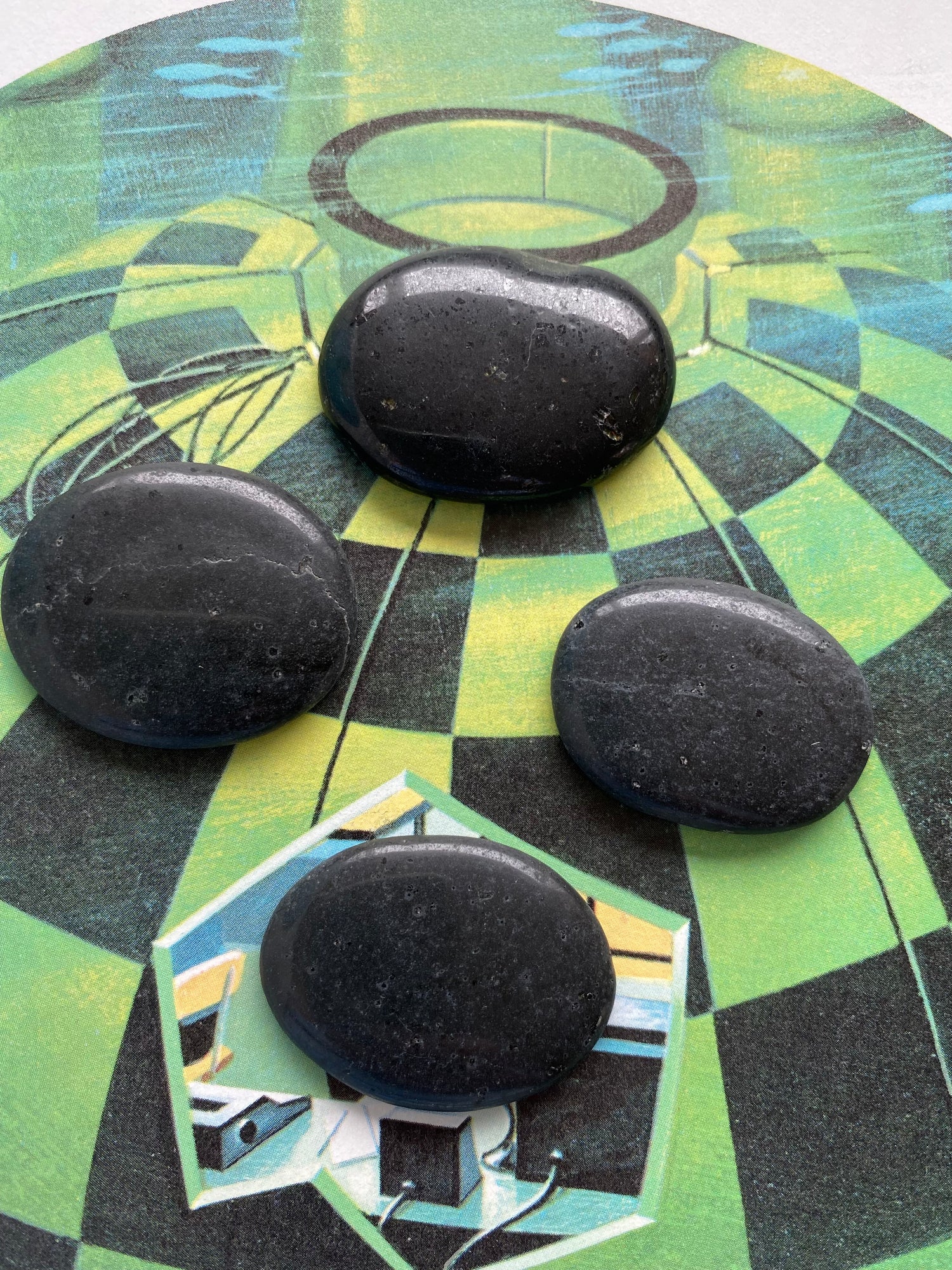 Black Tourmaline Worry Stone - Moon Room Shop and Wellness