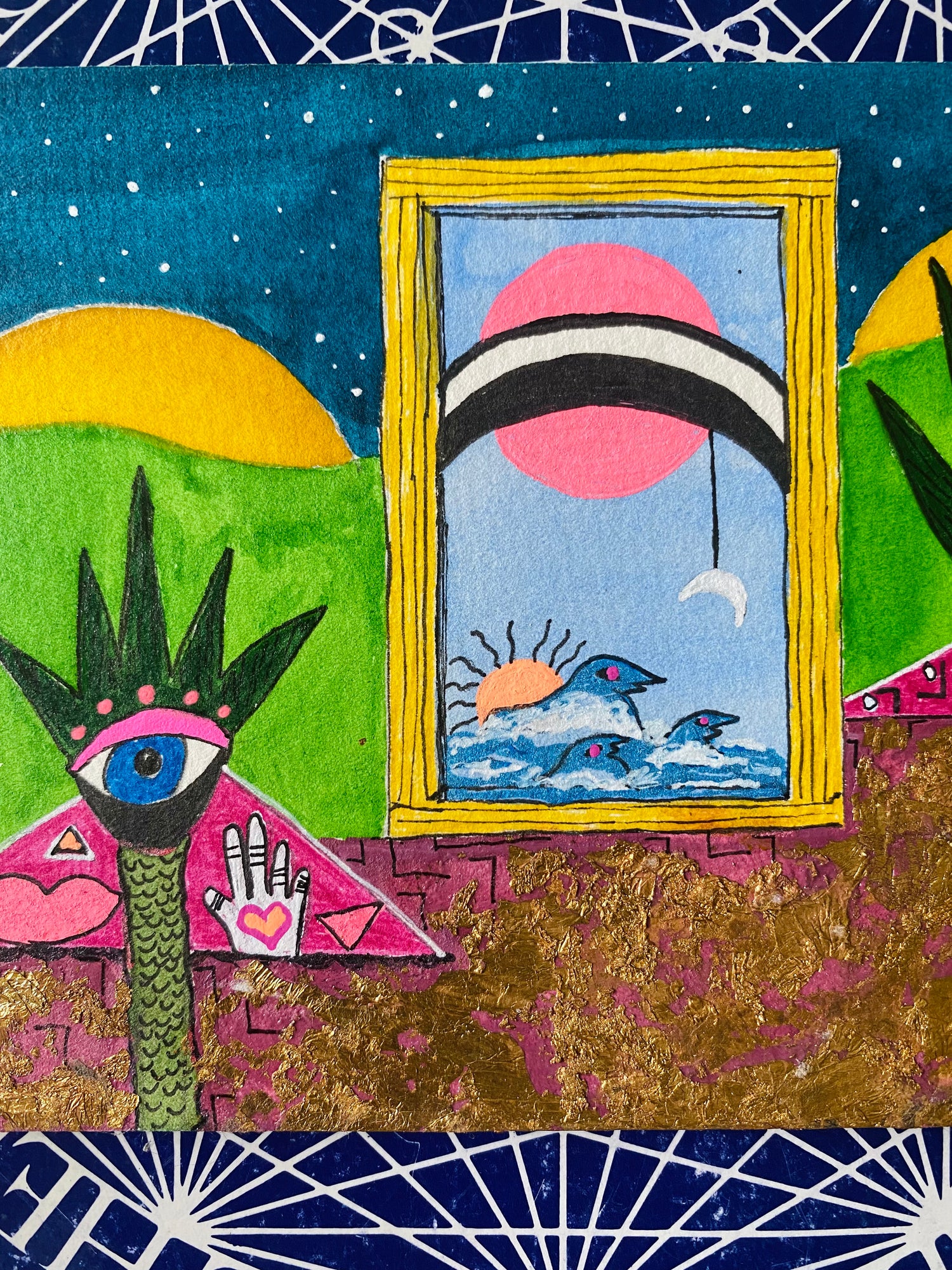 Saturday Dream - Original 4x6 - Moon Room Shop and Wellness