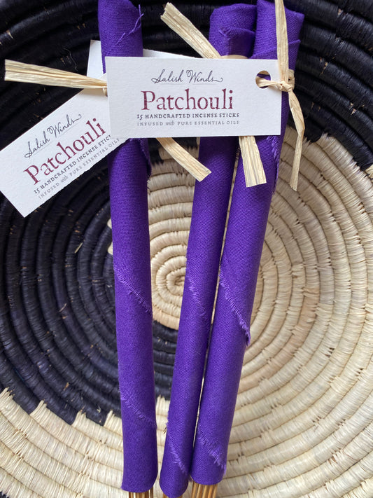 Salish Winds Local PNW Incense- Patchouli - Moon Room Shop and Wellness