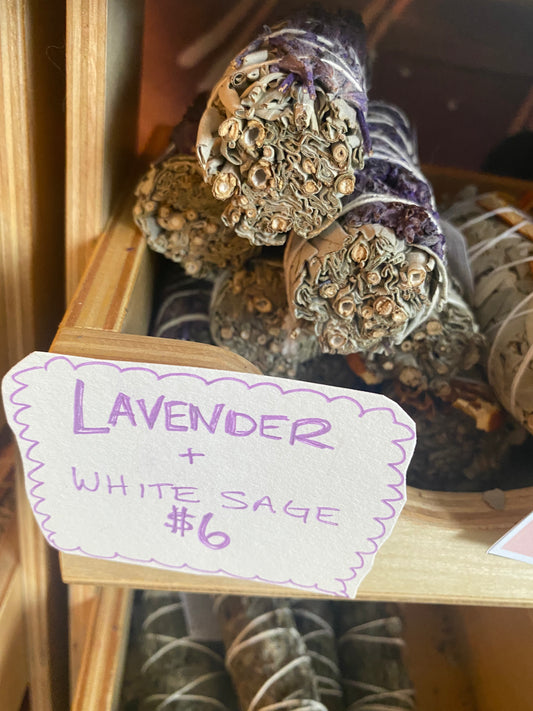 Lavender and White Sage Smudge - Moon Room Shop and Wellness