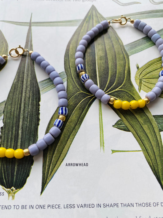Handmade Trade Bead Bracelet - Moon Room Shop and Wellness