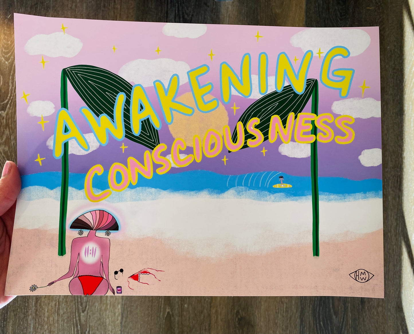 Awakening Consciousness 12x9 Print - Moon Room Shop and Wellness
