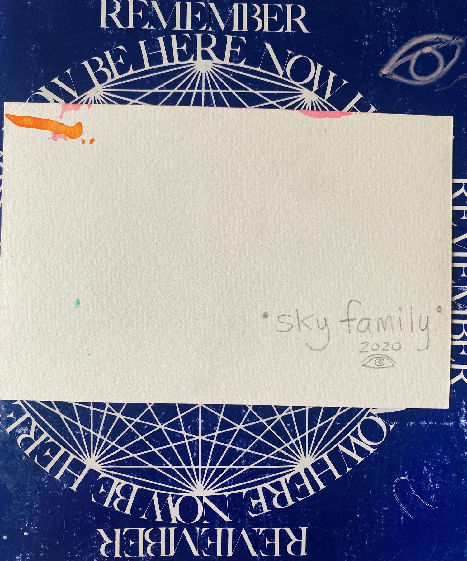 Sky Family- Original 4x6 - Moon Room Shop and Wellness