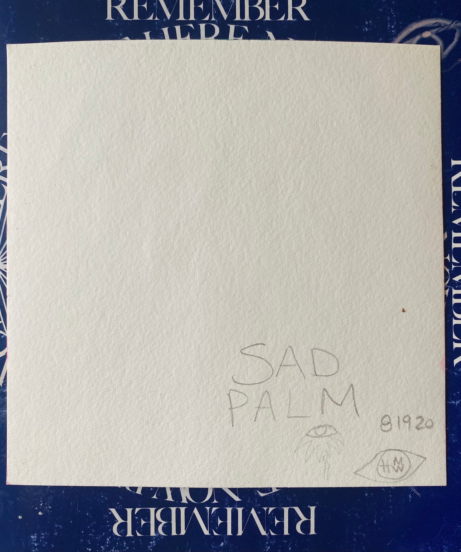SAD PALM - Original 6x6 - Moon Room Shop and Wellness