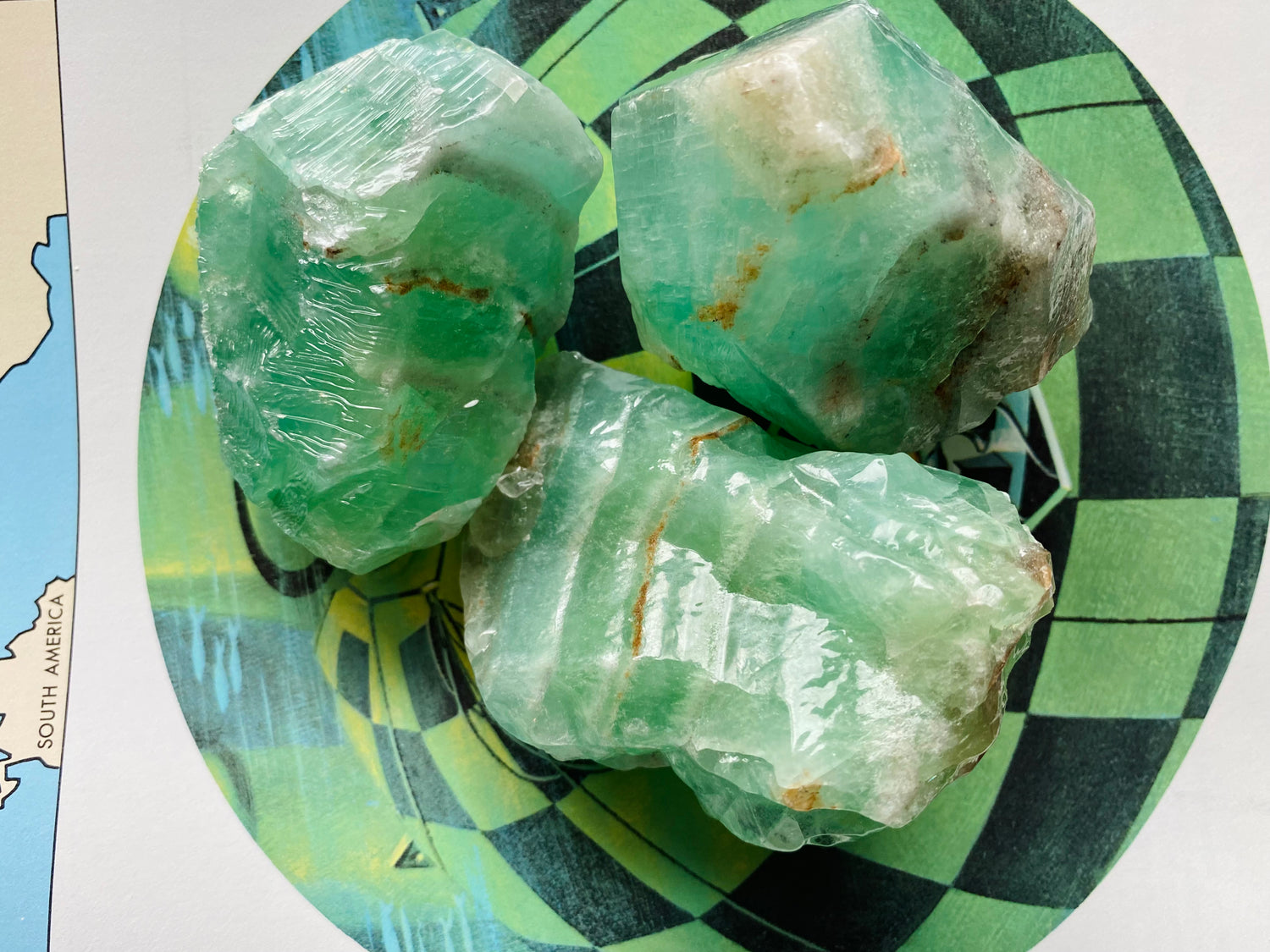 Green Calcite Chunk - Mexico - Moon Room Shop and Wellness