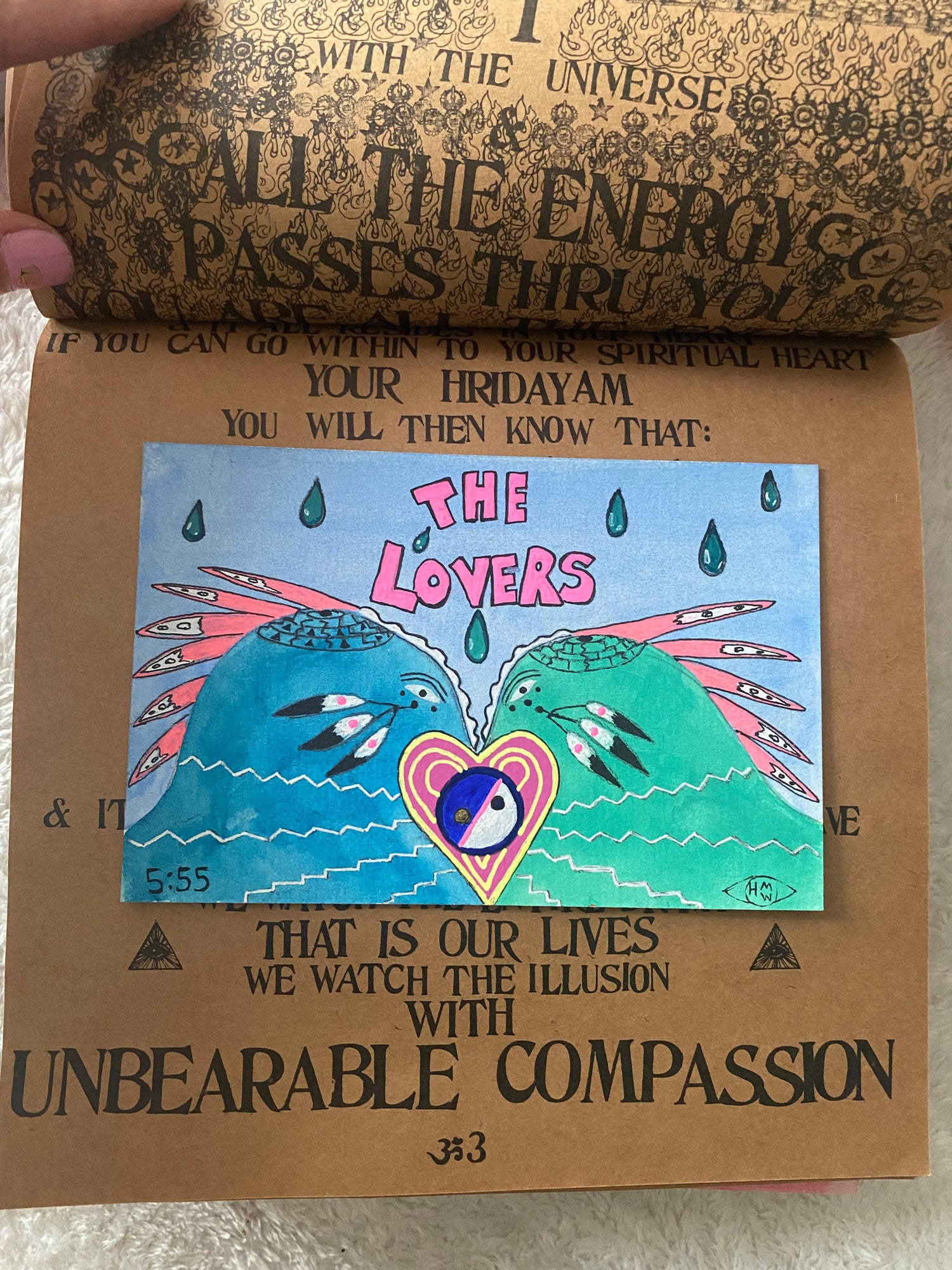 The Lovers-555 Original 4x6 - Moon Room Shop and Wellness