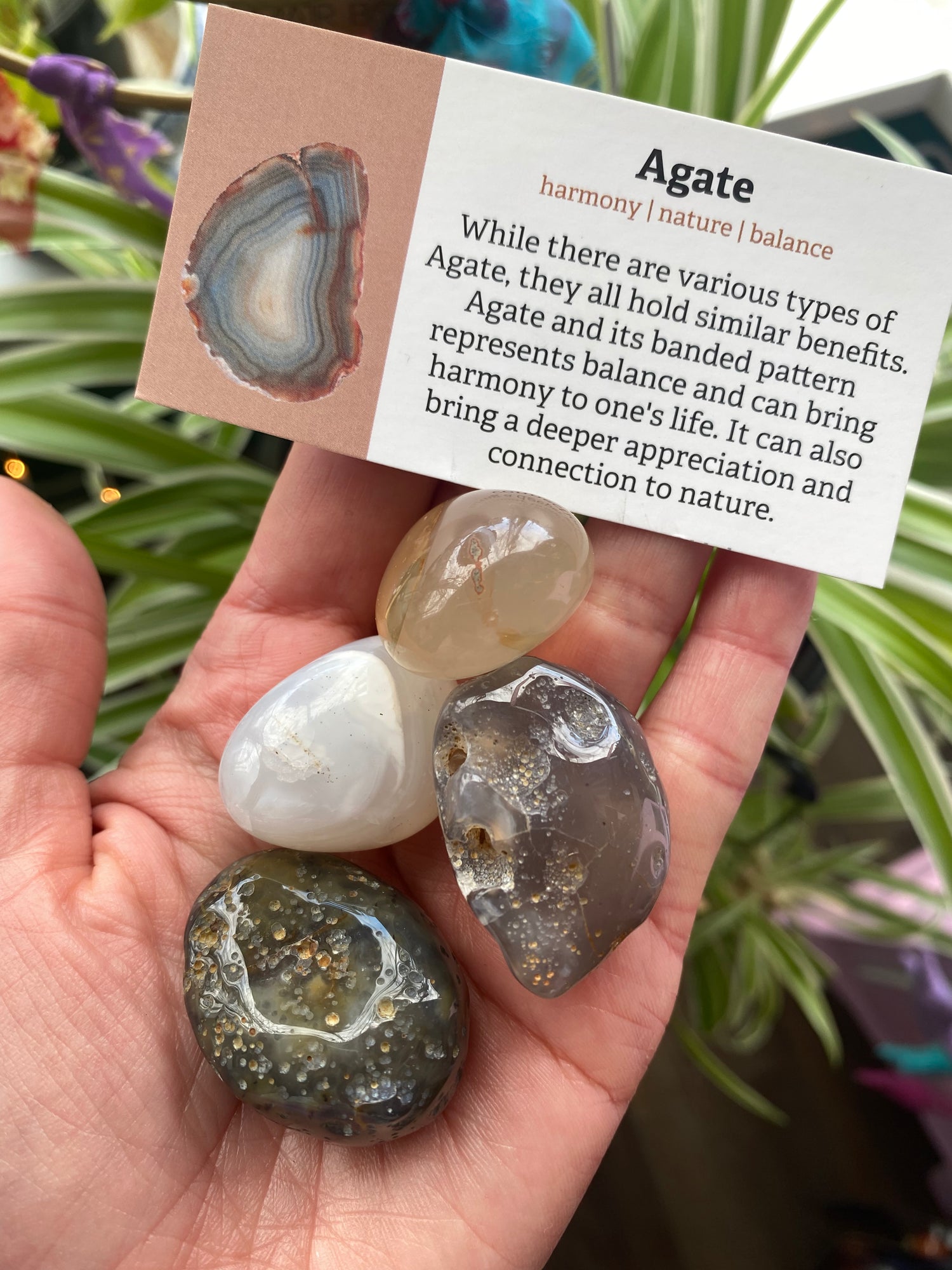 Agate Tumbled Grey