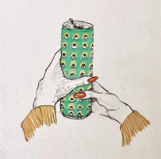 Pretty Can- Print by Sarah Ammons 11x 8 inch - Moon Room Shop and Wellness